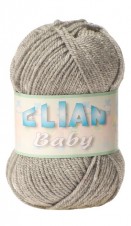 Pletací příze Elian Baby 00195 - šedá